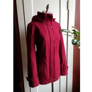 Calvin Klein Red Wool Jacket